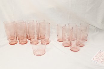 Vintage Pink Glasses