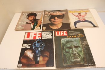 Life And Roilling Stones Magazines (C-5)
