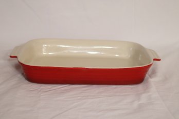 Red Mayfair & Jackson  Stoneware Baking Pan Dish (R-25)