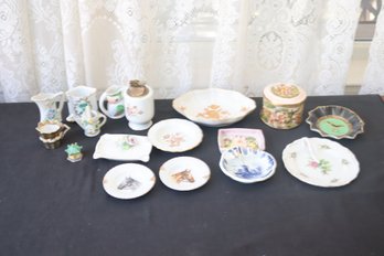 An Assortment Of Porcelain Goodies Right Out Of The China Hutch!  (B-92)