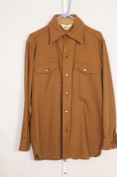 Vintage Woolrich Classic Plaid Wool Shirt Sz. M (H-7)