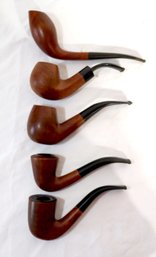5 Vintage Estate Tobacco Pipe Lot, Barclay-Rex, Charatan's Make, London, England, Copenhagen(R-35)