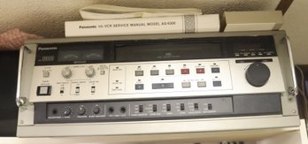 Panasonic AG-6300 VCR W/ Service Manual (V-38)