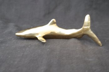 Vintage Brass Shark