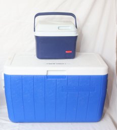 Coleman And Rubbermaid Cooler (V-44)