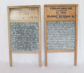 Pair Of Vintage Washboards