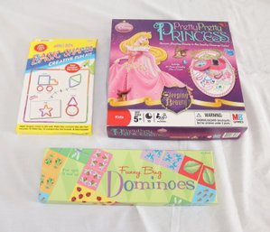 Pretty Pretty Princess, Funny Bug Dominoes, Basic Shapes Creative Fun Kit (G-8)