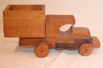 Vintage Wooden Toy Truck