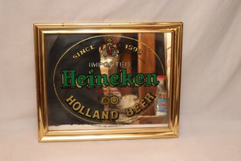 Vintage Heineken Beer Bar Mirror (F-47)