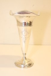 Vintage Sterling Silver Flower Vase