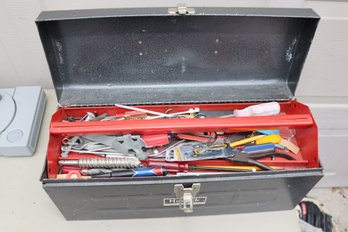 Loaded Homak Metal Toolbox (F-33)