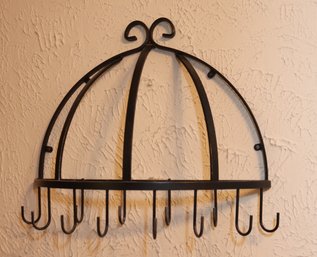 Wrought Iron Kitchen Utensil Holder (V-98)