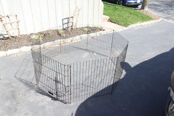 Metal Gate Puppy Pet  Dog Corral (F-7)