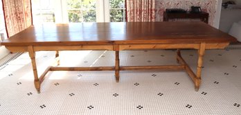 LARGE Vintage Wooden Farmhouse Kitchen Dining Table (R-57)