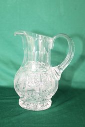 Vintage Crystal Water Pitcher (H-58)