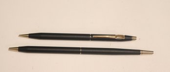 Black And Gold Cross Contel Pencil And Desk Den