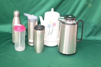 Coffee And Water Containers. (H-62)