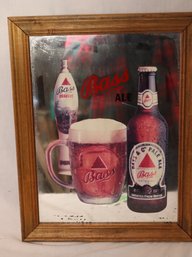 Vintage Bass Ale Beer Bar Mirror (F-56)