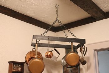Vintage Hanging Pot Rack