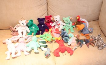 Beanie Baby Lot: Erin, Princess Diana, Gobbles, Lobster And MORE!!!!