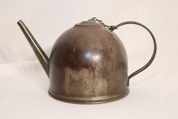 Antique Copper Teapot Tea Kettle (I-14)
