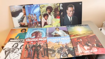 Vinyl Record Lot: Village People, Lionel Ritchie, Nat King Cole Michael Jackson And More! (R-74)