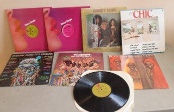 Vinyl Record Disco Lot: Honey Cone, C'est Chic, And More!  (R-76)