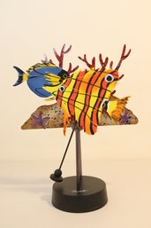 FREDRICK PRESCOTT Kinetic Fish Sculpture (C-45)