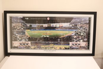 1999 Ny Yankees World Series Team Of The Century Framed Panoramic Picture (TL-8)