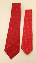 1980's Burberrys And Pierre Cardin Silk Ties (NW-3)