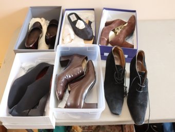 Womens Shoe Lot: Natori, Anne Klein, Stuart Weitzman, Bruno Magli, Donald Pliner (R-93)