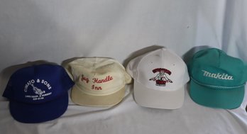 Vintage Baseball Hats: Makita, Jug Handle Inn, Terribie's Town Casino. (I-40)