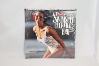 Sealed 1991 Sports Illustrated Swimsuit Calendar W/ Kathy Ireland, Elle MacPhersonOpens In A New Window Or Tab