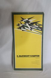1981 E. McKnight Kauffer 12 Poster Calender (I-45)
