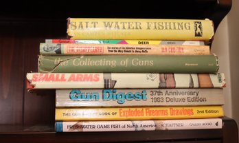 Fishing And Firearm Book Lot (I-56)