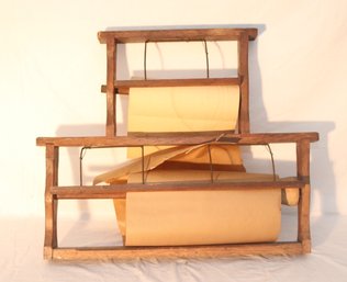 Vintage Brown Paper Dispenser