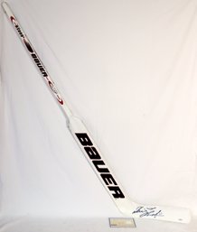 Signed Dominik Hasek Autographed Hockey Goalie Stick W/ COA. (B-4)