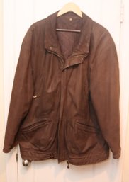 Anna Piazza Pitti Firenze Leather Jacket Sz. 52 (C-11)