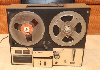 Vintage Sony TC-350 Solid State Stereo Reel To Reel Tape Player Recorder. (U-75)