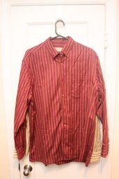 Pair Of Long Sleeve Button Down Shirts Sz. L (C-18)