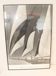Framed Sailing Poster MIGRANT Headsails, 1934 By Rosenfeld