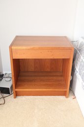 Teak 1 Drawer Nightstand. (U-80)