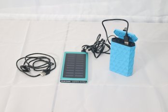 Solar Panel Charger And Power Bank (H-24)
