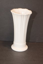 Fiestaware Medium Flared Fluted Flower Vase WHITE Fiesta Ware (GF-3)