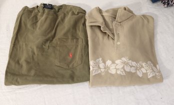 Polo T-shirt And Gap Sz M.  (C-65)