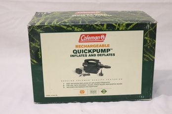 Coleman Rechargeable Quick Pump  (J-64)