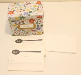 Recipe Box W/ Recepie Cards And Tabs (GF-14)