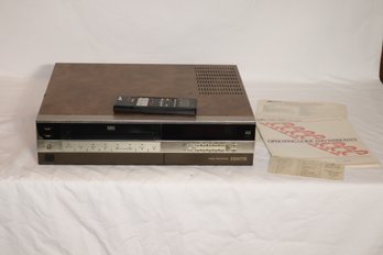 Vintage Zenith VR2150 Video Recorder W/ Remote And Manual (T-12)