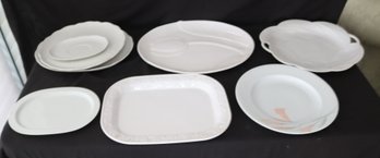 White Serving Platters (T-44)