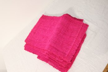 Pink Woven Placemats